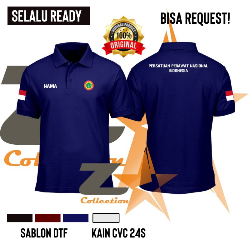 KAOS KERAH PPNI / KAOS PERAWAT INDONESIA / KAOS POLO PPNI