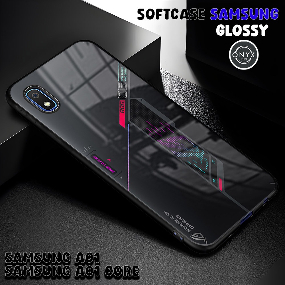 (AA29) Softcase SAMSUNG A01 | A01 CORE | ROG | Kesing Samsung Murah Keren Lucu | Case Glossy Samsung