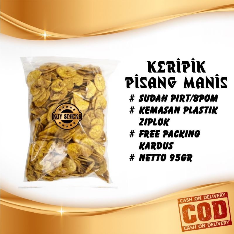 

{Kuy Snacks} Aneka Macam Makanan Serba 10 RB Keripik Pisang Manis
