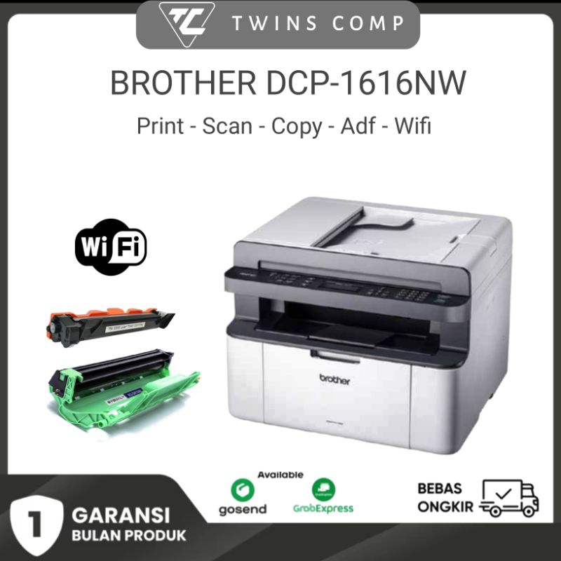 PRINTER BROTHER DCP-1616NW MULTIFUNGSI