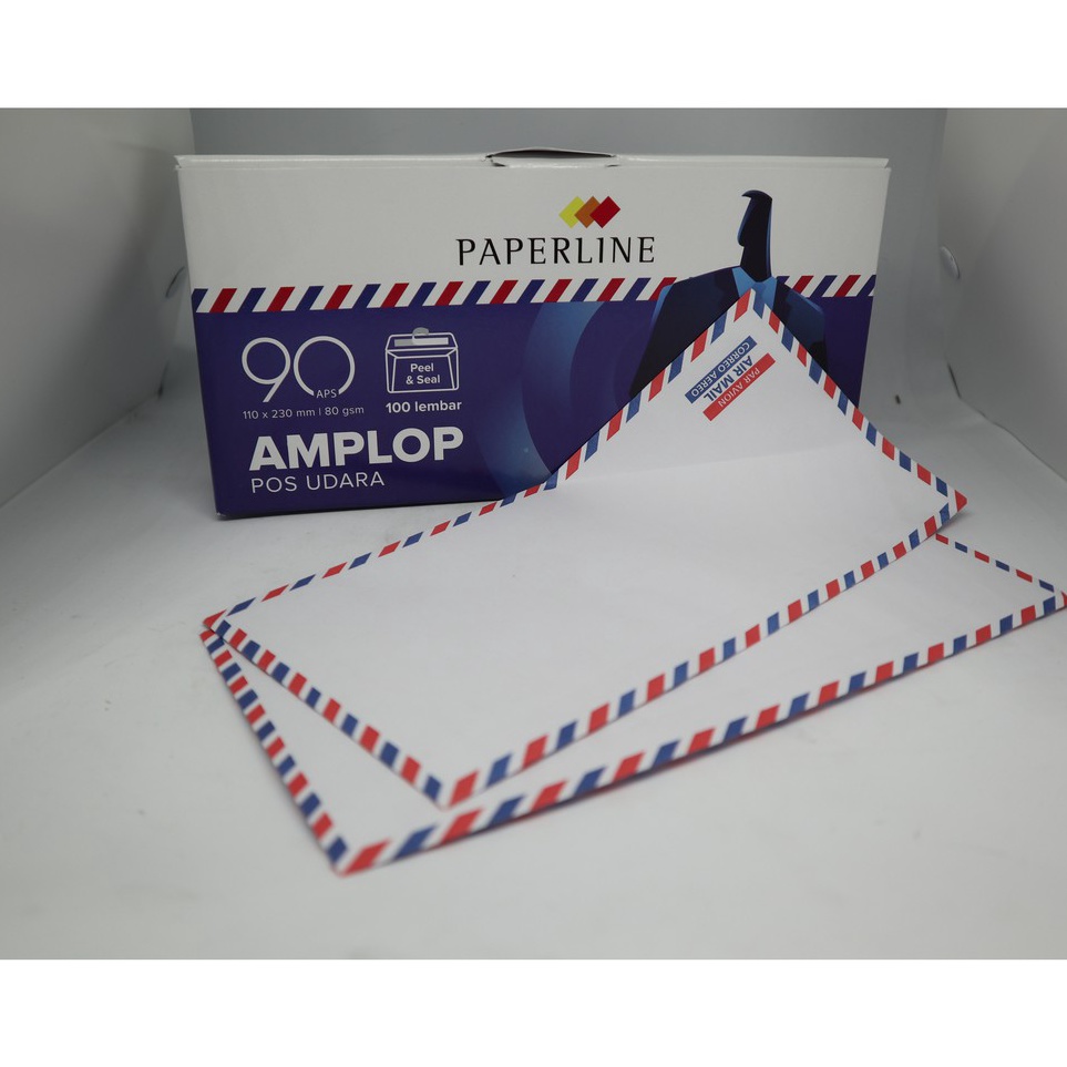 

slTerkini 5 Pak Amplop Paperline 9 Airmail D73