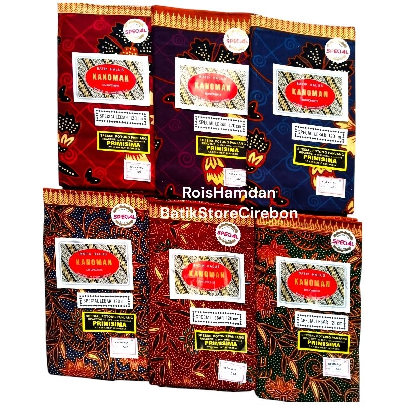 Kain Jarik Kebat Tapih Samping Kanoman Batik Halus Primisima Special Potong Panjang Lebar 120 Cm