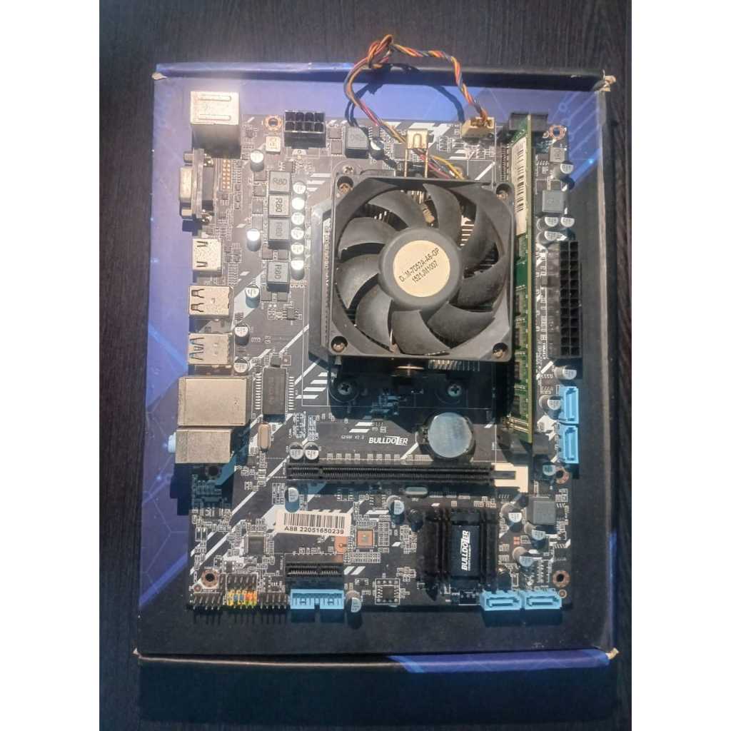 Motherboard A88 + Proci A47300 + Ram ddr 3 4gb Bekas