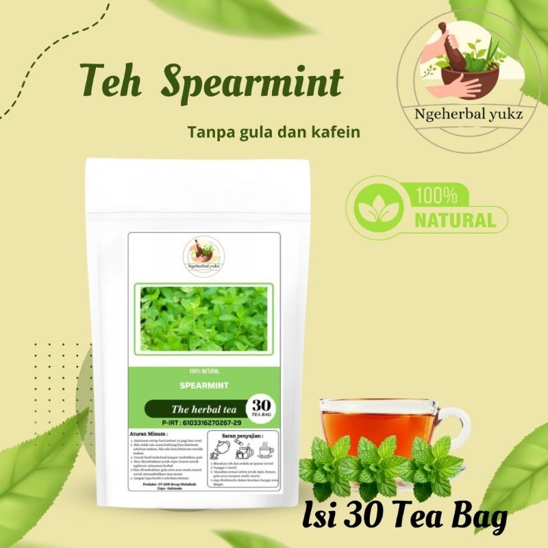 

Teh Spearmint isi 30 tea bags | Minuman Teh Herbal | Ngeherbal Yukz