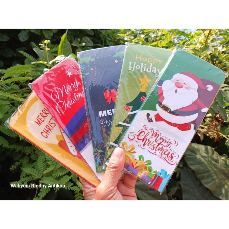 

[ISI 10] Amplop Natal Jumbo/Panjang Uk 7x18 Bisa Pilih Motif