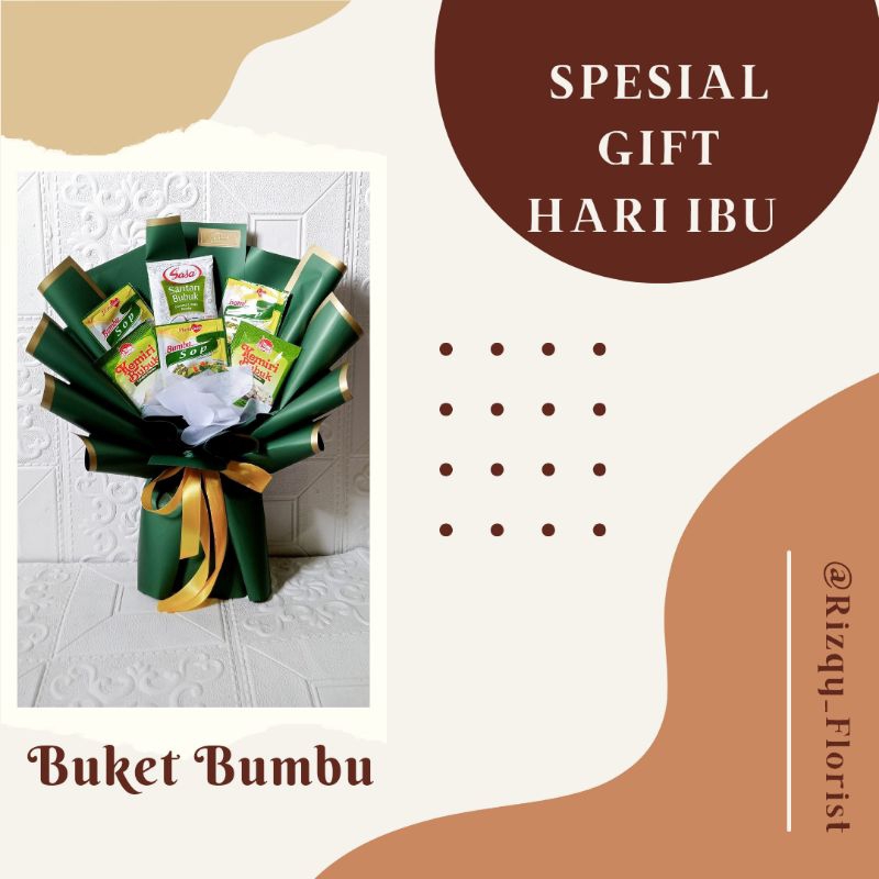

Buket Bumbu cocok untuk hadiah hari ibu (Mohon Untuk Membaca Deskripsi)