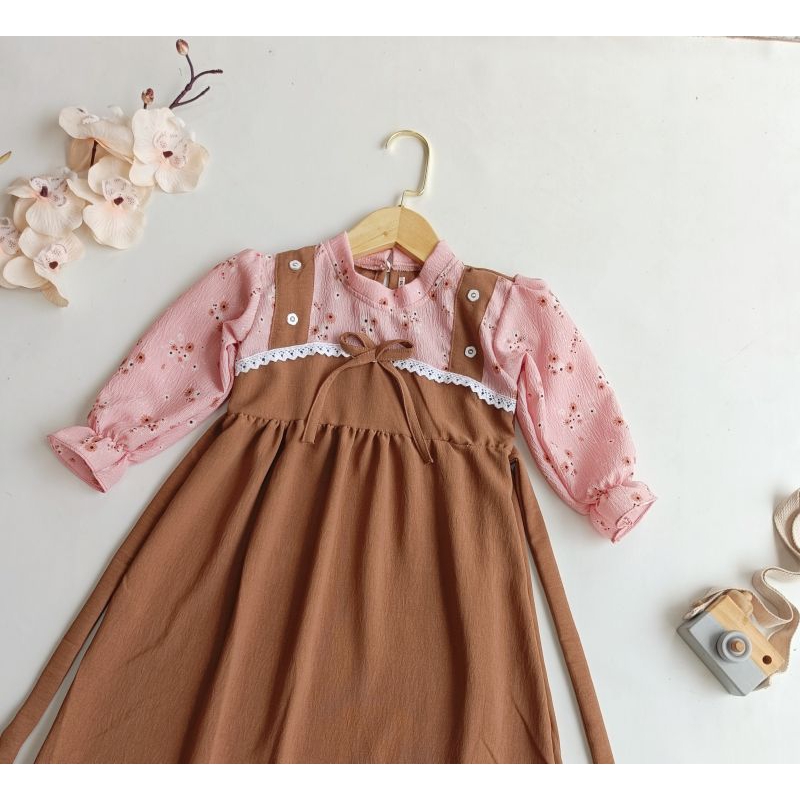 BEST SELLER GAMIS ANAK PEREMPUAN LUCU TERBARU 1 SAMPAI 9 TAHUN/GAMIS LEBARAN 2025