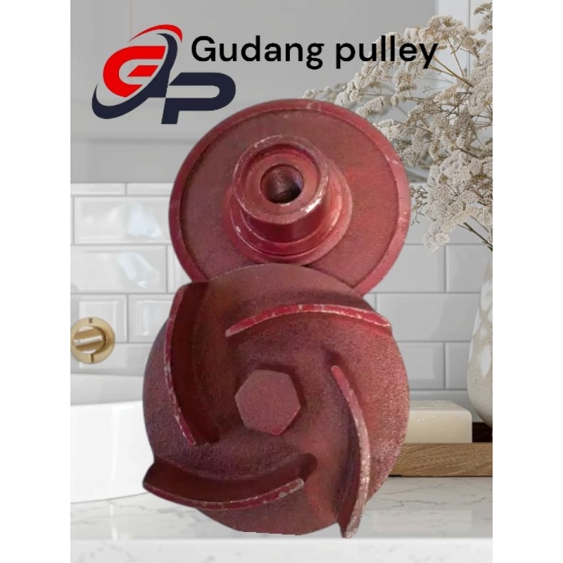 KIPAS DALAM ALKON 2" 3" IMPELER KIPAS POMPA 2" 3" WP20 WP30 DRAT DAN SPIE