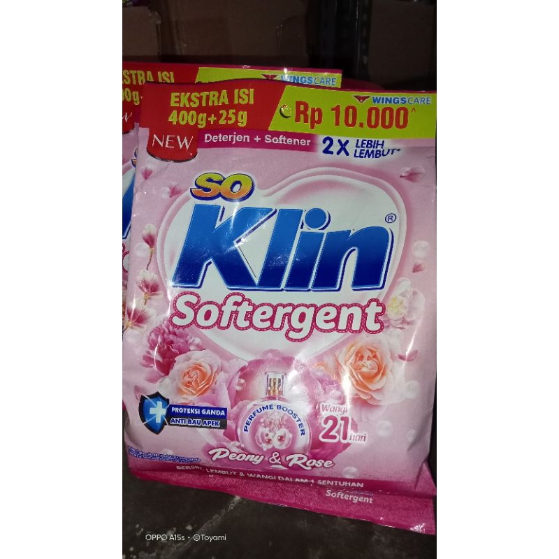Soklin 10000 Detergent Bubuk 425 g