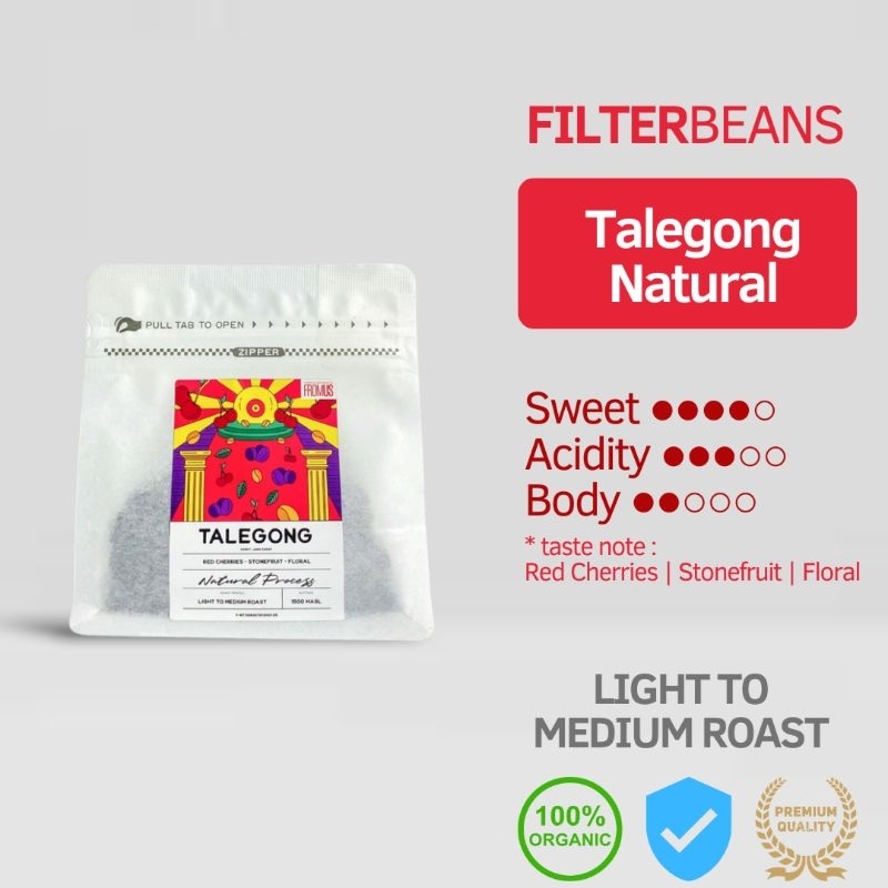 

Biji Kopi Filter Garut Talegong Natural 200g