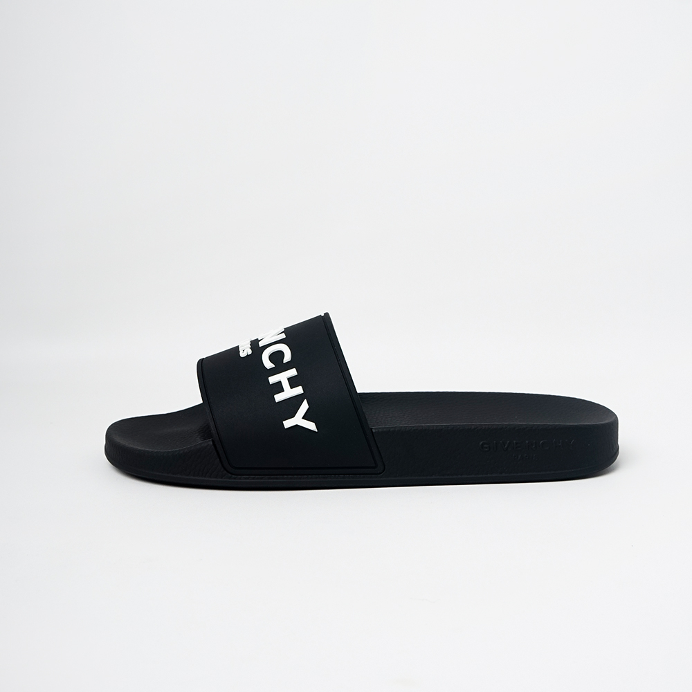 GIVENCHY Sandal Givenchy Font Black ( 100% Authentic )