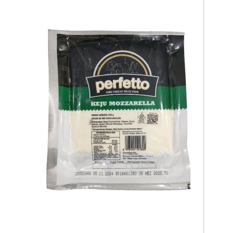 

Perfetto keju mozzarella/perfetto/250gr