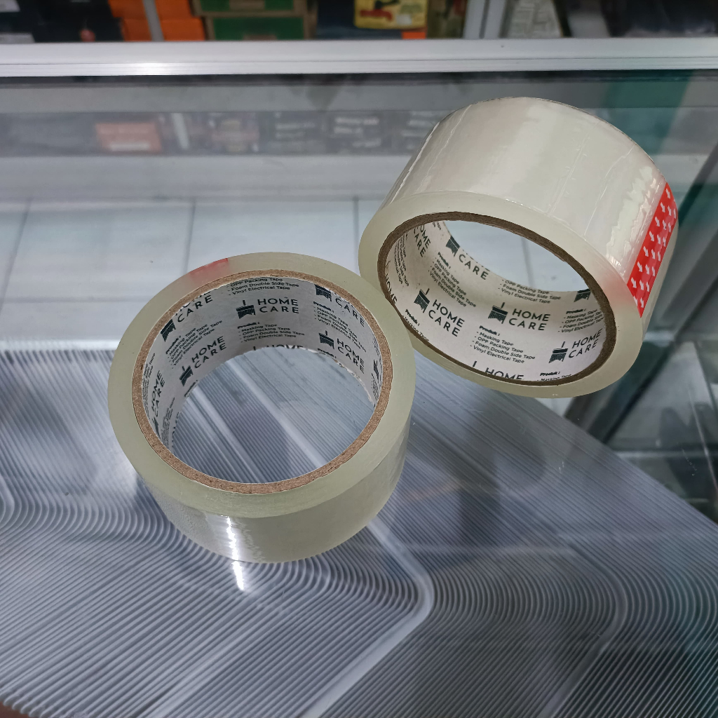 

Lakban Plastik Bening HOMECARE Opp 45 Meter x 2 Inch 45 Mm Isolasi
