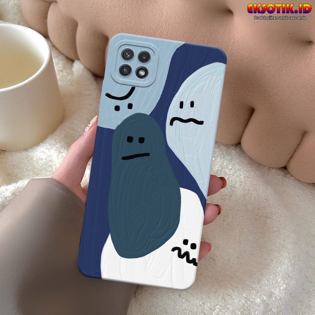 Case Samsung A22 5G - Casing Samsung A22 5G - Fashion Case - Silikon Samsung A22 5G  - Motif Keren D