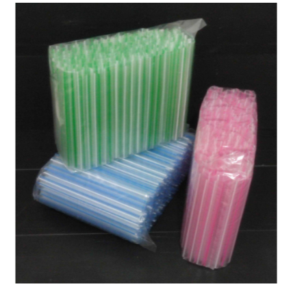 Sedotan Plastik Boba / Bubble Straw Besar 8mm 1 pak Warna RANDOM