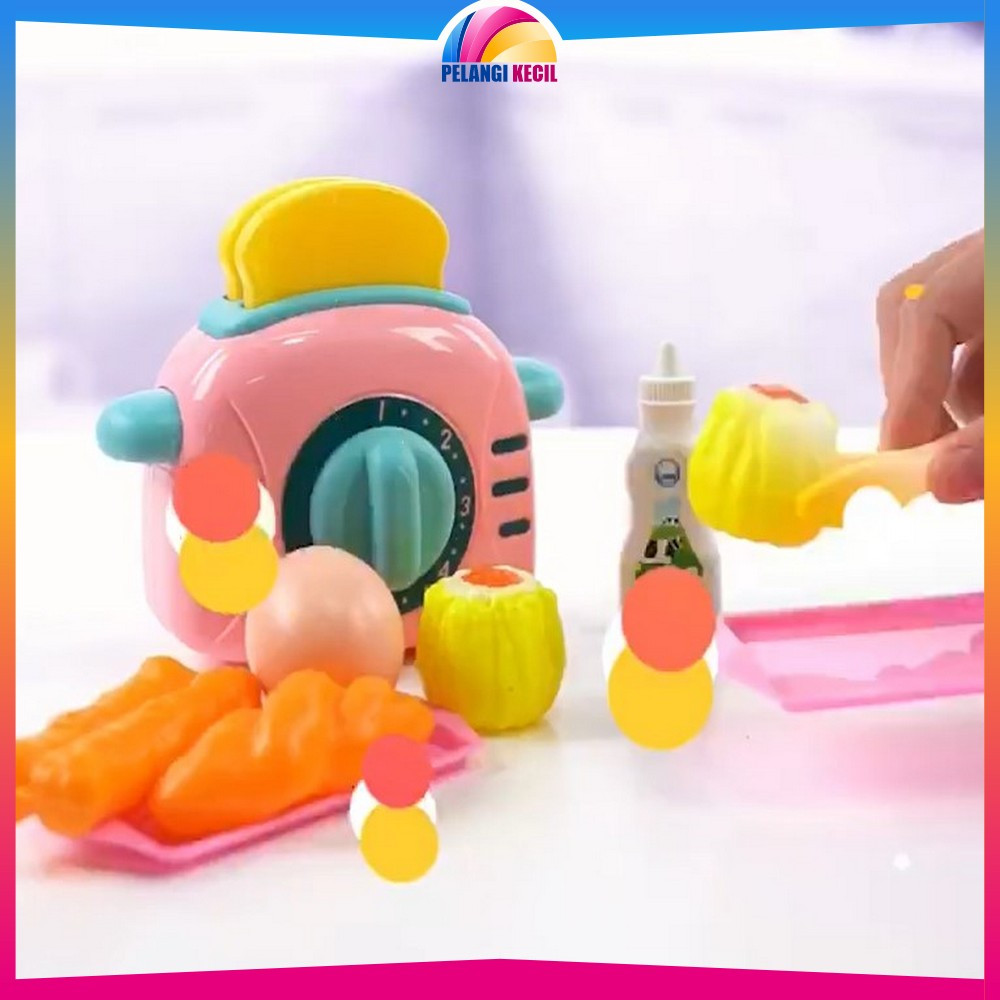Mainan Pretend Play Bread Maker Toaster Roti / Mainan Anak Alat Pemanggang Roti / Mainan Anak Toaste