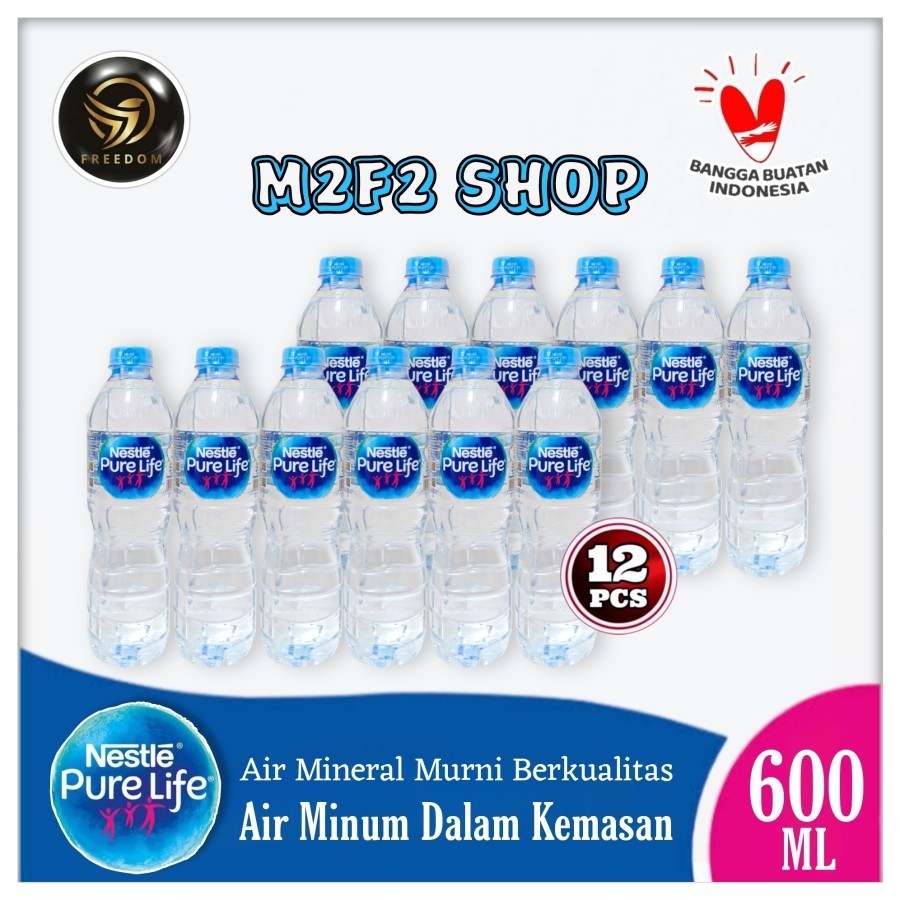 

Air Mineral Nestle Pure Life Botol Tanggung - 600 ml (Kemasan 12 Pcs)