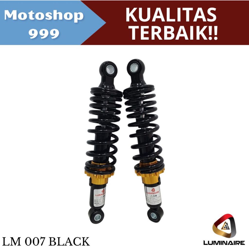 Shockbreaker Variasi Bebek 340 mm Luminaire | Shock Variasi Supra, Rx King, Tiger, Megapro, Karisma,