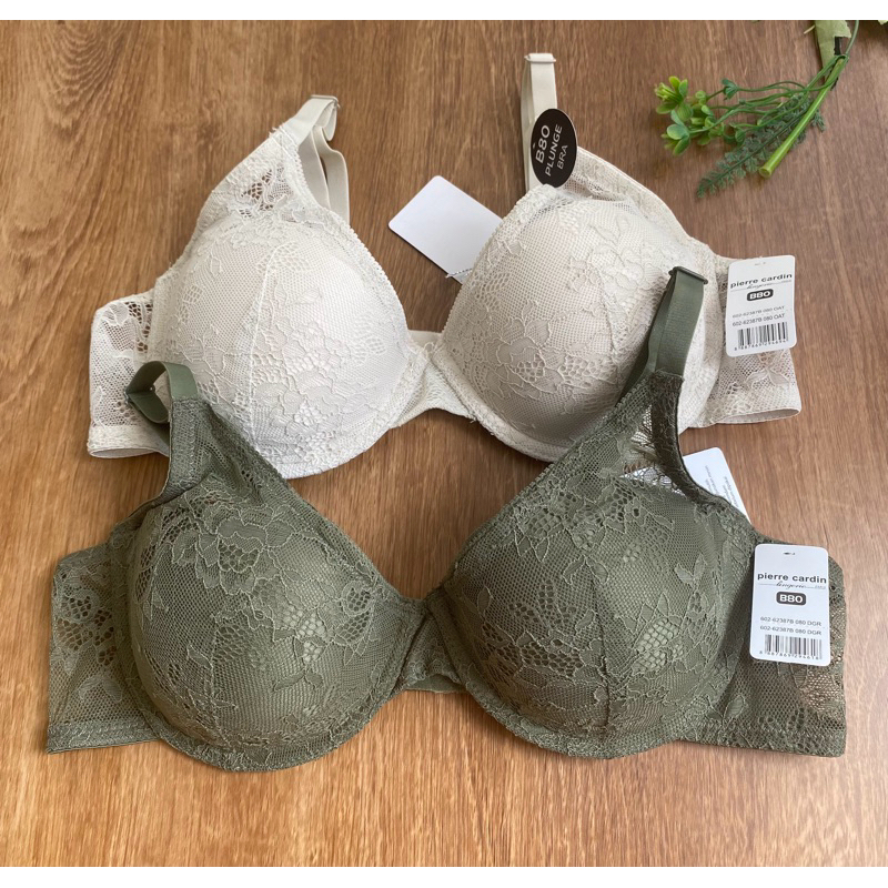 PIERRE CARDIN BRA BERKAWAT BUSA TIPIS SIZE 32B 34B 36B 602-62387B