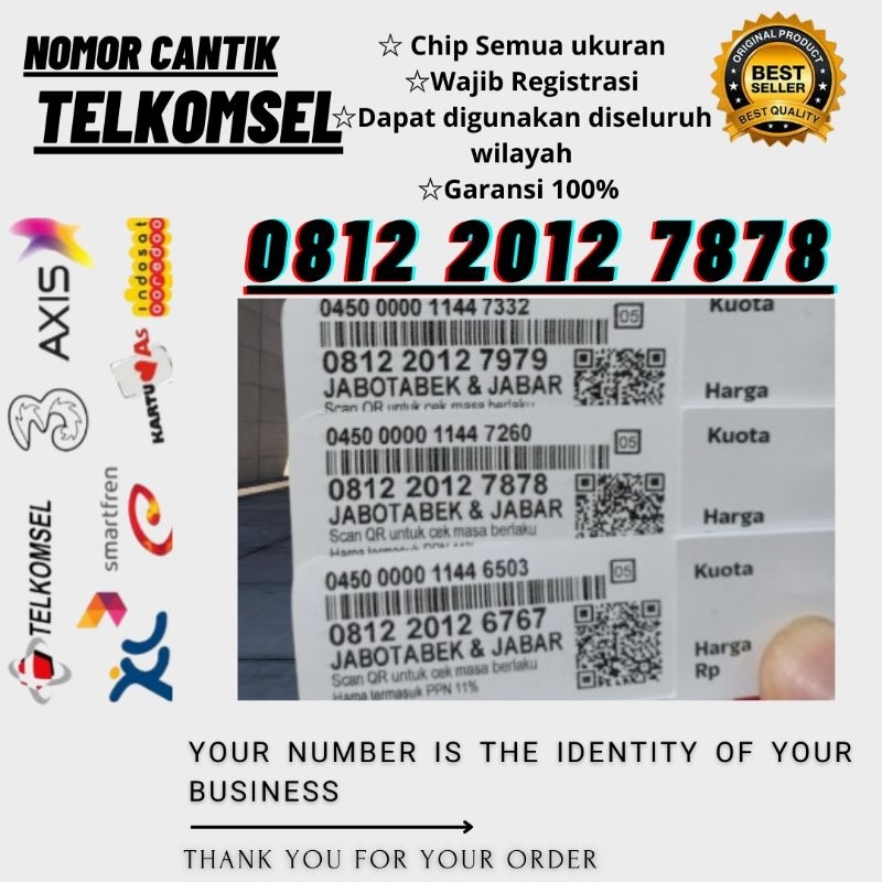 Nomor Cantik Telkomsel Simpati Kartu Perdana Nomer Cantik Tahun 2012 AbAb Mudah DiHafal