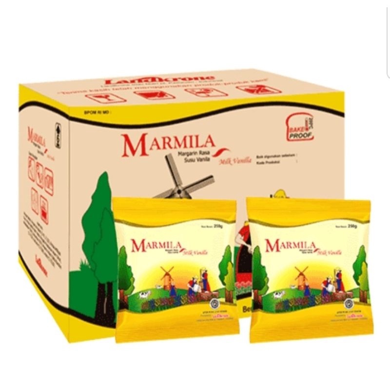 

Marmila Margarine 250 gram Sachet Milk Vanilla