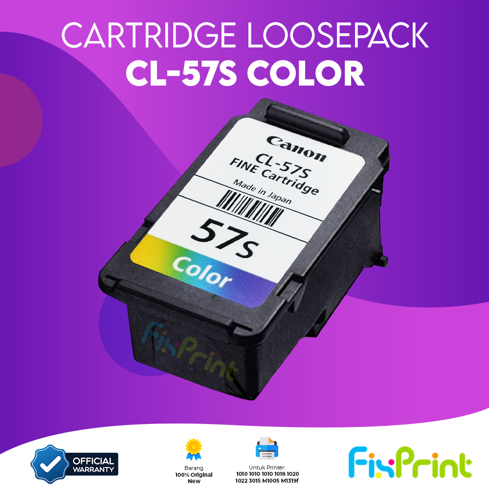 FixPrint Cartridge Tinta Canon CL57 CL-57small PG47 PG-47 Cartridge HP 60 (Tanpa Box)