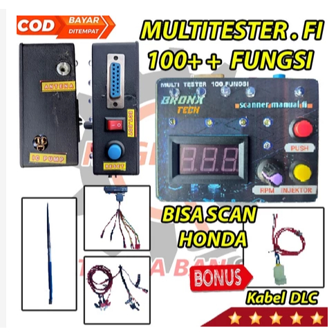 Multitester INJEKSI 13 FUNGSI 5 FUNGSI | Tester injector | Scanner Manual FI