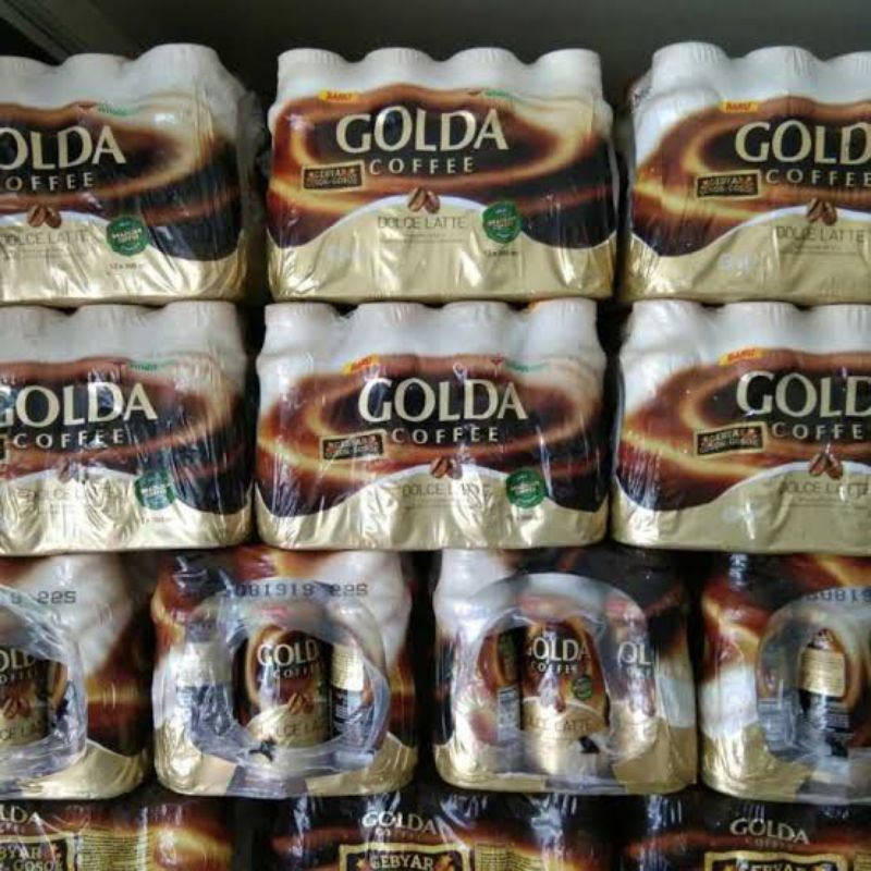 

golda coffe latte botol 200ml 1pak isi 12botol harga grosir