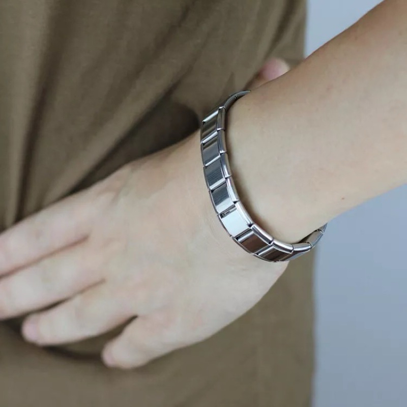 Gelang Pria Stainless Steel Titanium