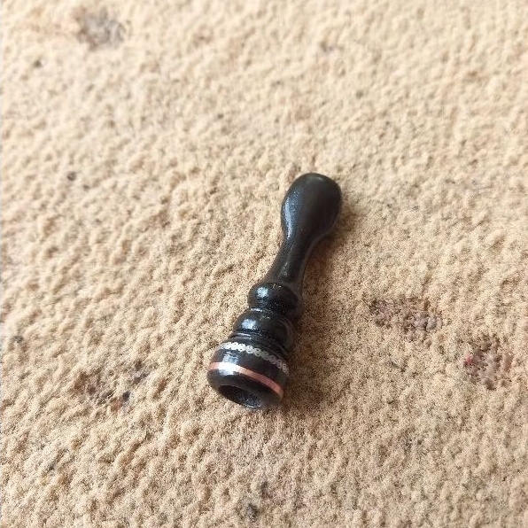 once pipa cangklong kayu galih kelor hitam profil