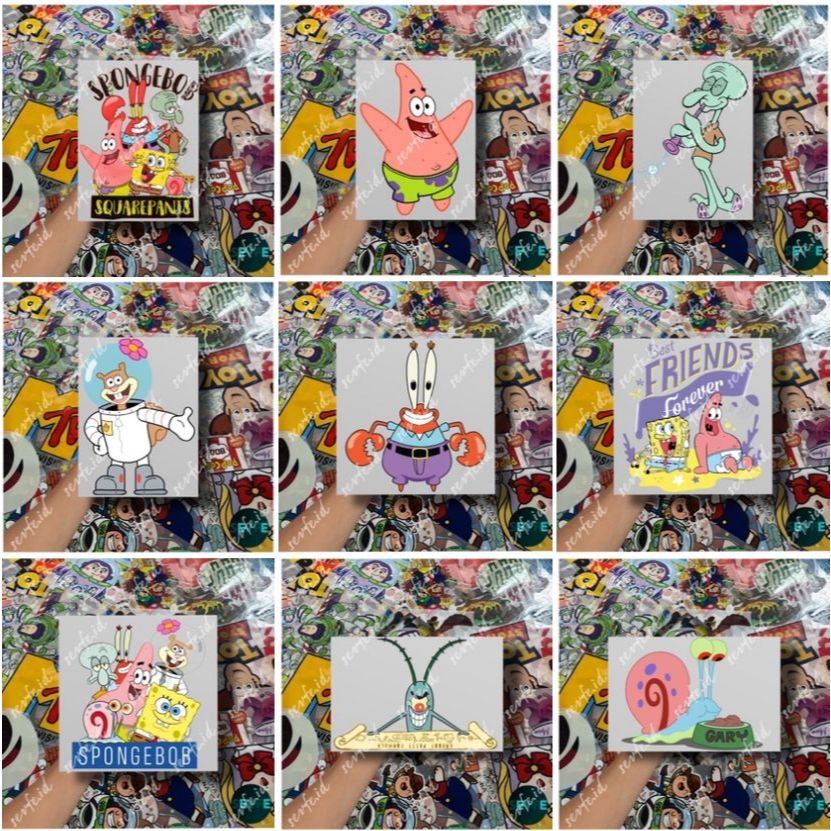 

Stiker Sablon Setrika Sablon SPONGEBOB