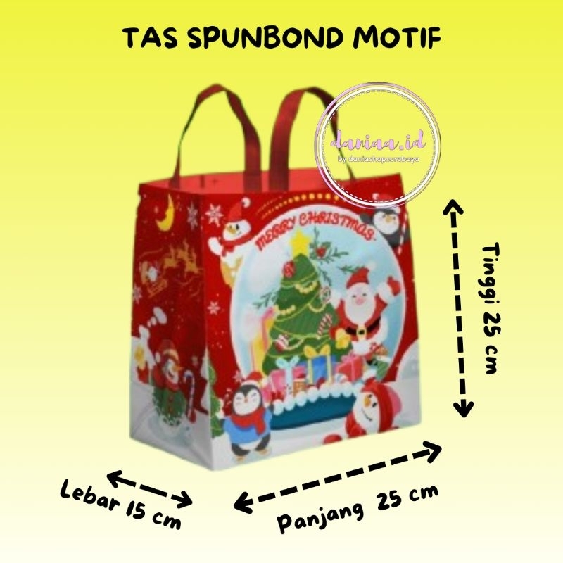 

EDISI NATAL, Tas Ulang Tahun Anak Spunbond [SEDANG 25 cm ], Tas Ulang Tahun Snack, Tas Snack, Tas Kado