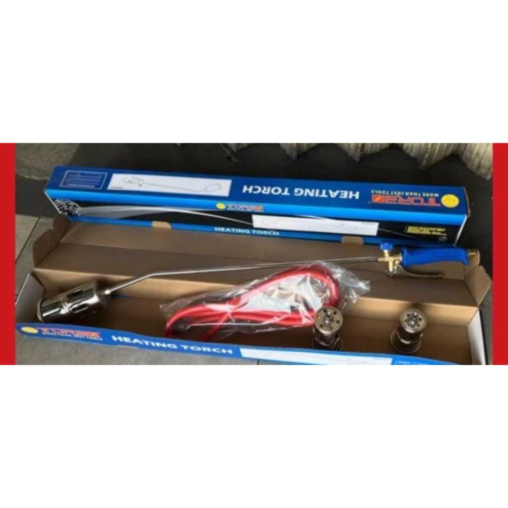 HEATING TORCH GAS LPG+SELANG PANJANG TORA - HEATING TORCH HT7015