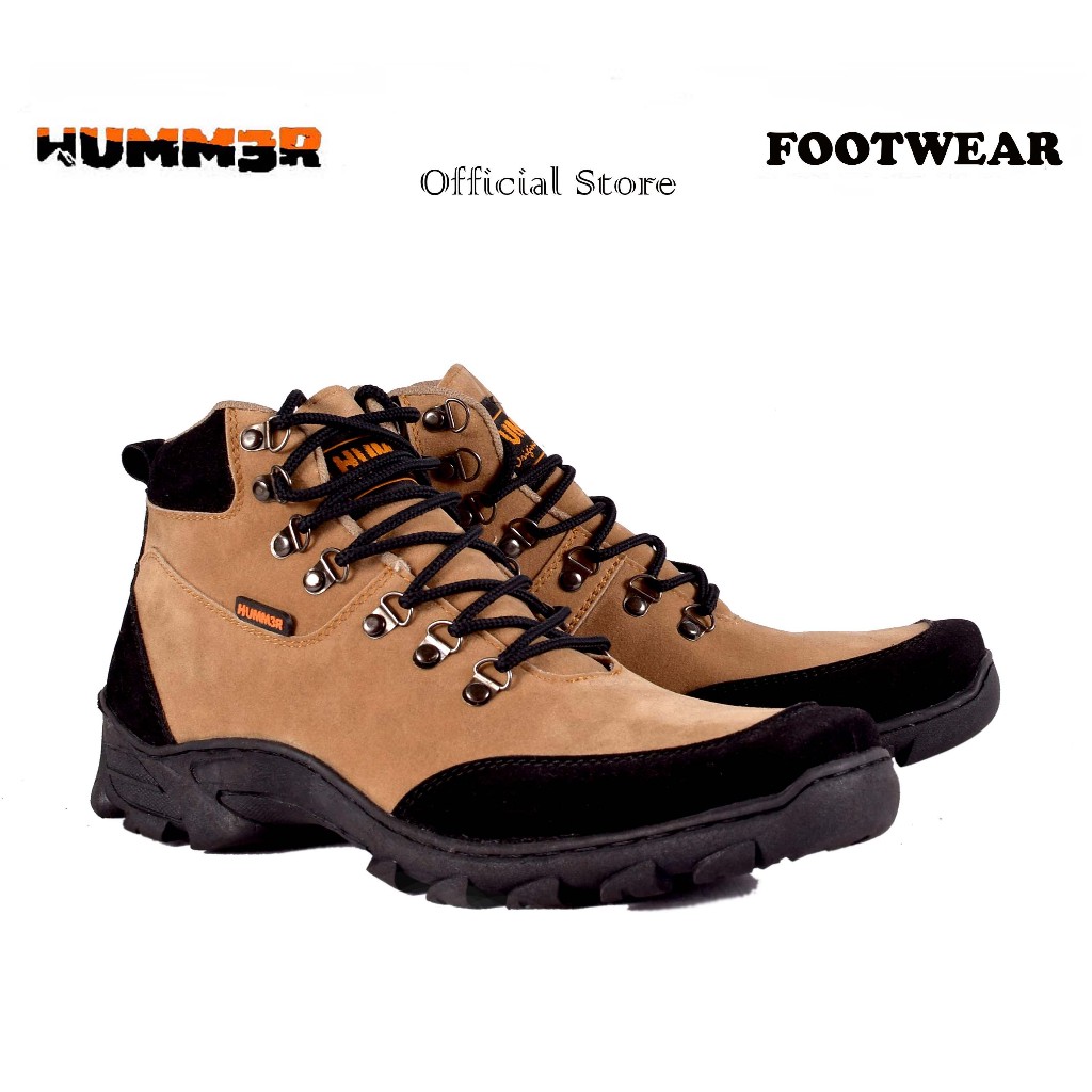 HUMM3R Aprodhite Cream - Sepatu Boots Adventure Pria Jumbo
