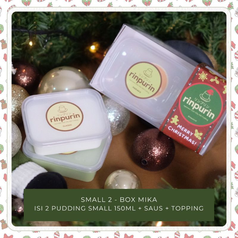 

CHRISTMAS HAMPERS / HAMPERS NATAL by RINPURIN 2024 - SMALL 2 Mix Pudding 150ML