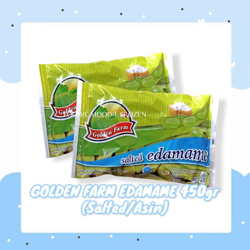 

Golden farm edamame 450gr- Salted/Asin