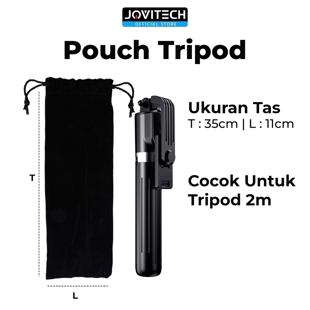 Jovitech Pouch Tripod 170cm Tas Light Stand Tripod Tas Ringlight Tas Tongsis