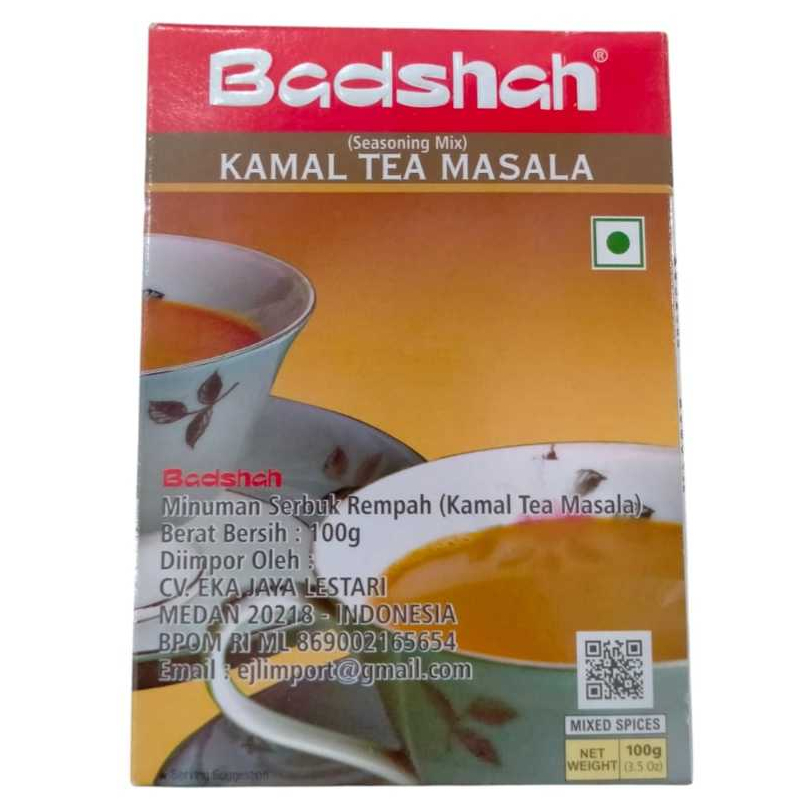 

Kamal Tea Masala Badshah / Bumbu Minuman Serbuk Rempah Teh Khas India