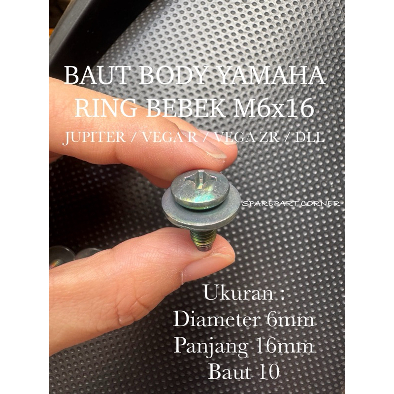 BAUT BODY YAMAHA RING M6x16