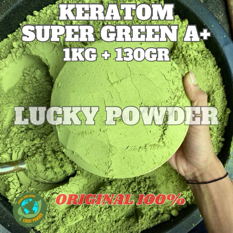 

LUCKY POWDER BUBUK HIJAU SUPER GREN ASLI KALIMANTAN 1kg BONUS