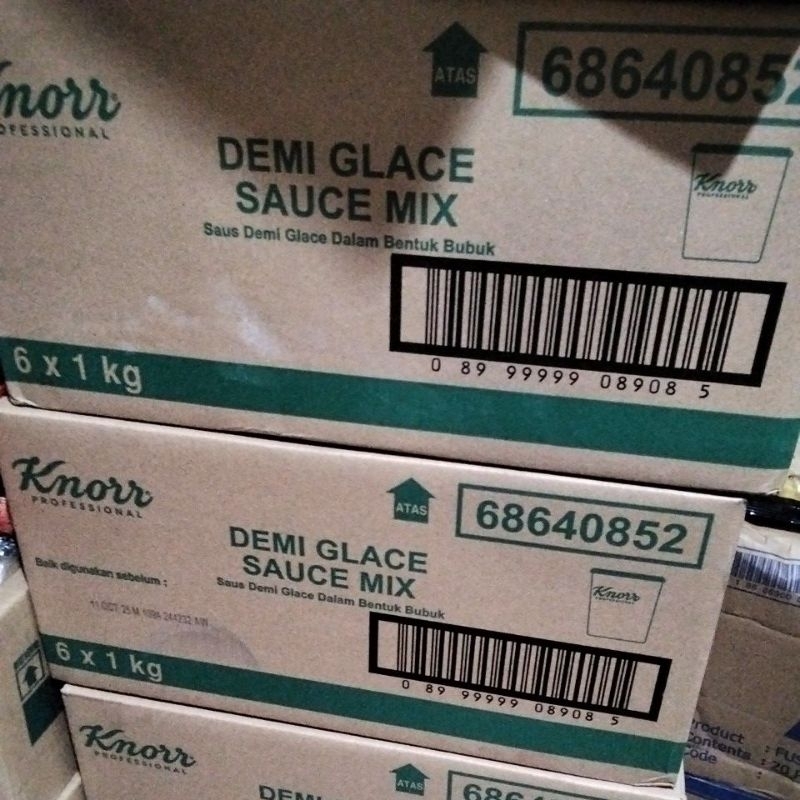 

Knorr Demi Glace Sauce Mix Saus Bumbuk Bentuk 6x1 kg