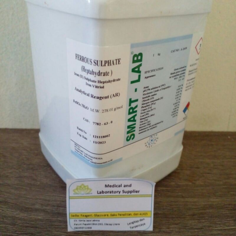 ECER 5 GRAM DAN 10 GRAM FESO4_ FESO4.7H2O (Besi S.) SMARTLAB PA