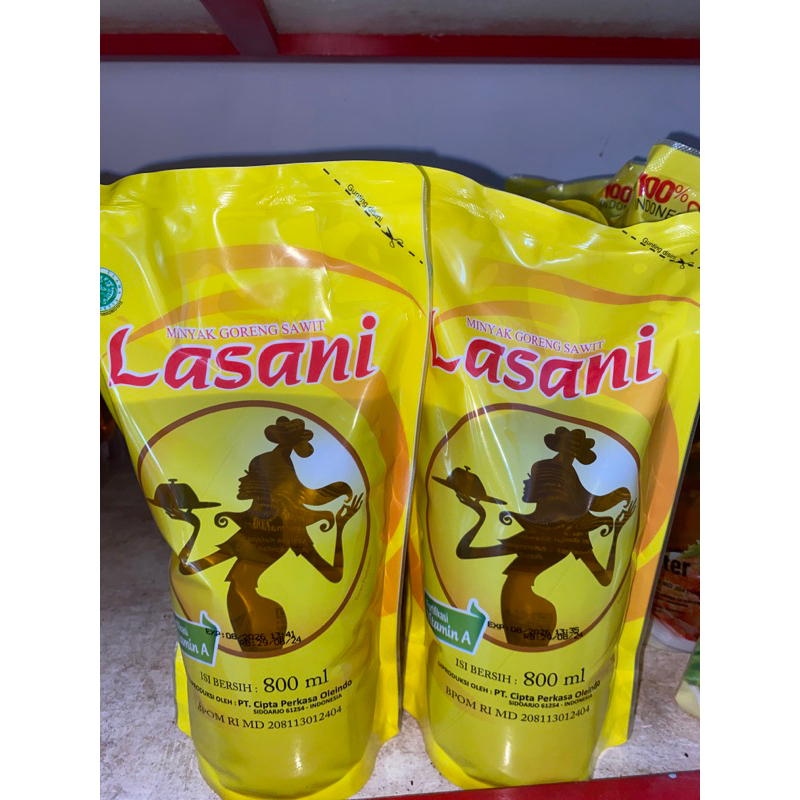 

Lasani Minyak Goreng Saiti Bersih 800 ml