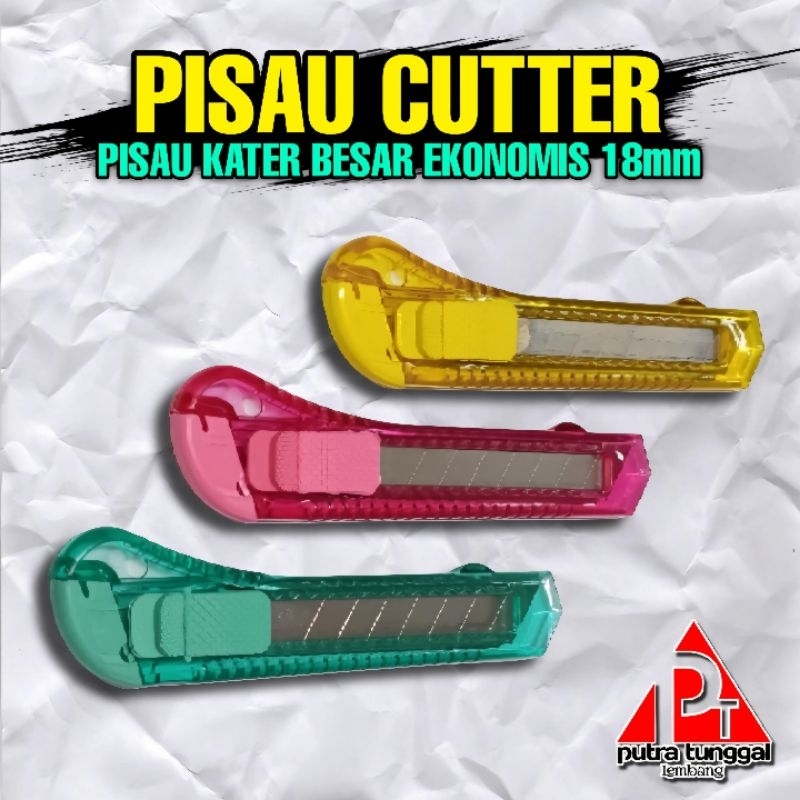 

Pisau Cutter / Pisau Kater Besar Ekonomis 18mm