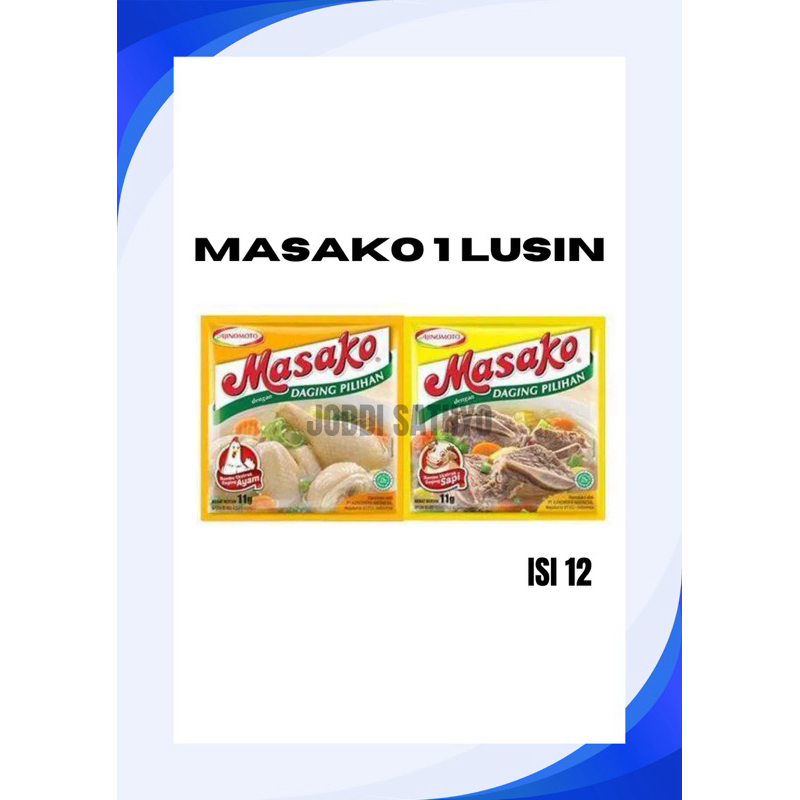 

MASAKO ALL VARIAN 1 LUSIN ISI 12