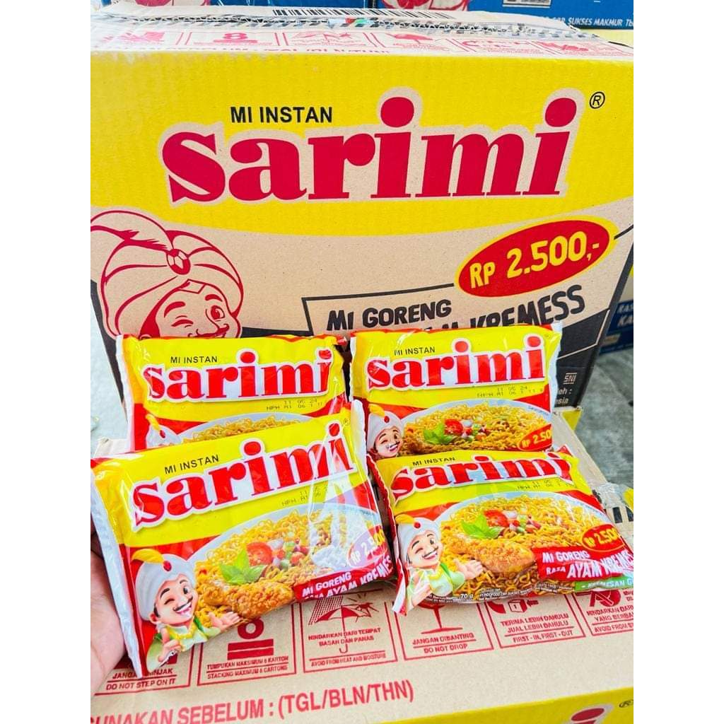 

MIE INSTAN SARIMI AYAM KREMES 1 KARTON ISI 40 BKS