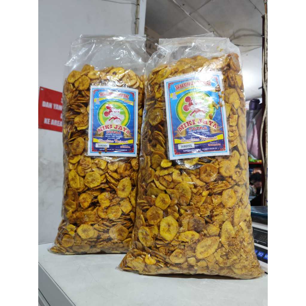 

KERIPIK PISANG MANIS MJ 1 BALL ISI 4 KG