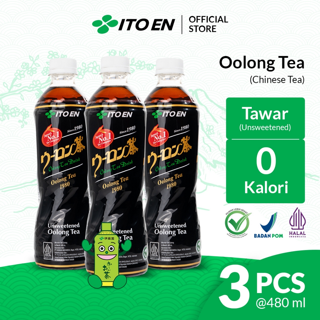 

ITO EN Oolong Tea No Sugar 480ml isi 3 pcs