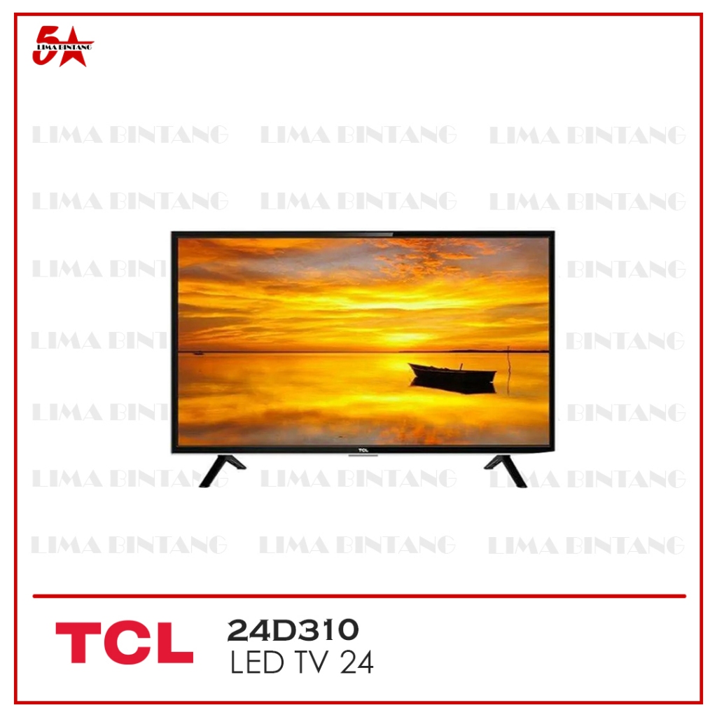 LED TV 24" TCL 24D310 L24D310 HDMI USB MOVIE