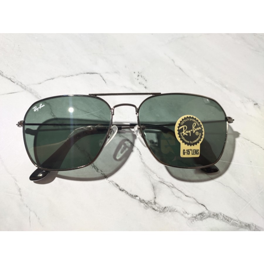 KACAMATA RAYBAN CARAVAN RB3136 GOLD BlACK GUN ORIGINAL